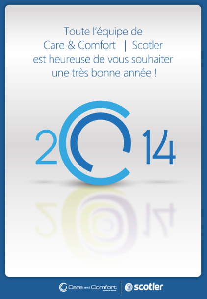 Care and Comfort vous souhaite une bonne année 2014